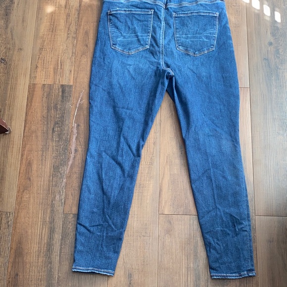 American Eagle Outfitters Women's Jeggings in Medium Blue - Picture 11 of 12